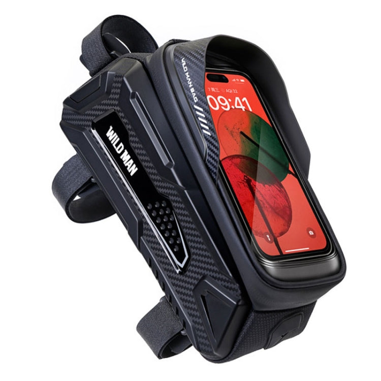กระเป๋าหน้าคานจักรยานเสือภูเขา WILD MAN M30 1 ลิตร เปลือกแข็ง TPU หน้าจอสัมผัส รุ่น M30 (สีดำ), M30 (ดำแดง)