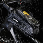 กระเป๋าหน้าคานจักรยานเสือภูเขา WILD MAN M30 1 ลิตร เปลือกแข็ง TPU หน้าจอสัมผัส รุ่น M30 (สีดำ), M30 (ดำแดง)