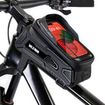 กระเป๋าหน้าคานจักรยานเสือภูเขา WILD MAN M30 1 ลิตร เปลือกแข็ง TPU หน้าจอสัมผัส รุ่น M30 (สีดำ), M30 (ดำแดง)