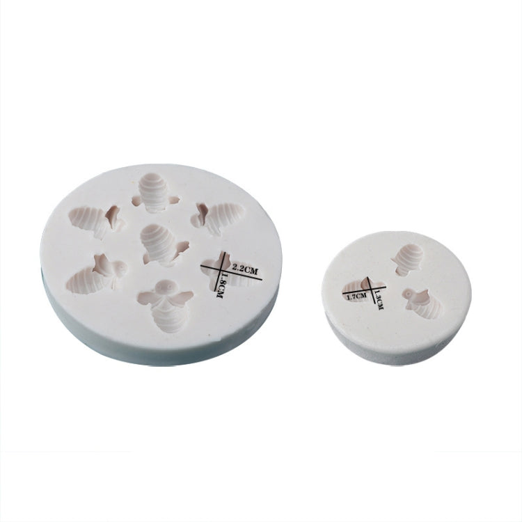 แม่พิมพ์ซิลิโคนรูปผึ้งน้อย สำหรับฟอนดอง ช็อกโกแลต และเค้ก รุ่น Mk-3171 สีชมพู, Mk-3171 สีเทาอ่อน, Mk-3172 สีชมพู, Mk-3172 สีเทาอ่อน