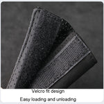 1pair Car Door Handle Decorative Anti-Scratch Cover Car Slippery Leather Inner Door Handle Protective Cover