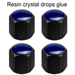 4pcs /Set Car Tire Labeling Valve Cover Motorcycle Auto Valve Core Caps, Labeling