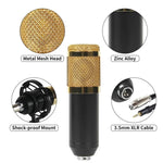 ไมโครโฟนคอนเดนเซอร์สำหรับสตูดิโอร้องเพลง ชุด BM800+V8S การ์ดเสียง, ชุด BM800+V8 การ์ดเสียง