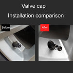 4pcs /Set Sport Anti-Theft Car Tire Valve Caps Universal Valve Cover With Wrench