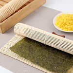 ม่านซูชิไม้ไผ่ขนาด 23 x 22 ซม. สำหรับม้วนซูชิไม่ติด
