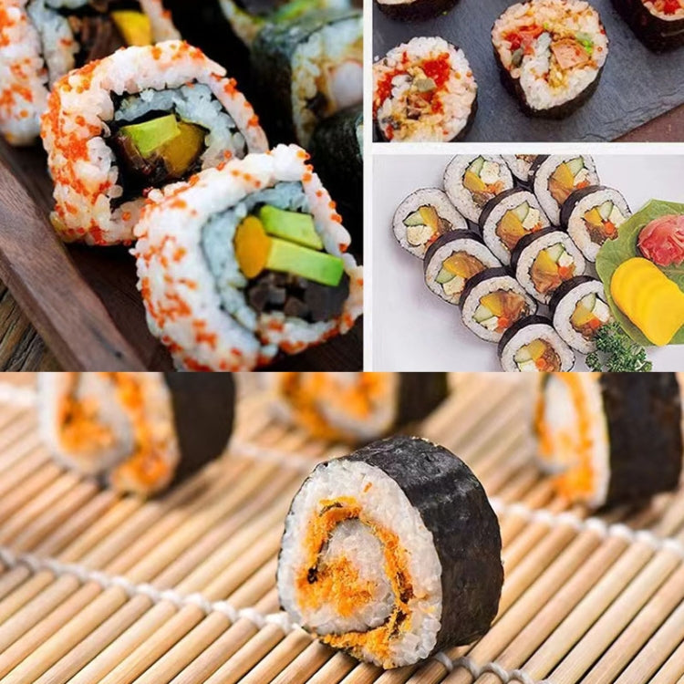 ม่านซูชิไม้ไผ่ขนาด 23 x 22 ซม. สำหรับม้วนซูชิไม่ติด