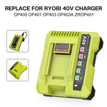 ที่ชาร์จแบตเตอรี่เครื่องตัดเครื่องมือ 36-40V สำหรับ RYOBI PO401 / PO403 / PO400, US, EU, UK, AU