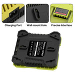 ที่ชาร์จแบตเตอรี่เครื่องตัดเครื่องมือ 36-40V สำหรับ RYOBI PO401 / PO403 / PO400, US, EU, UK, AU