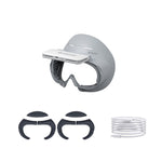 แผ่นรองป้องกันหน้าแว่น VR PICO 4 Hibloks พร้อมพัดลม, 1 ชิ้น PU ฝ้าย, 2 ชิ้น PU ฝ้าย, 1 ชิ้น ไอซ์ซิลค์, 2 ชิ้น ไอซ์ซิลค์