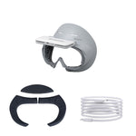 แผ่นรองป้องกันหน้าแว่น VR PICO 4 Hibloks พร้อมพัดลม, 1 ชิ้น PU ฝ้าย, 2 ชิ้น PU ฝ้าย, 1 ชิ้น ไอซ์ซิลค์, 2 ชิ้น ไอซ์ซิลค์