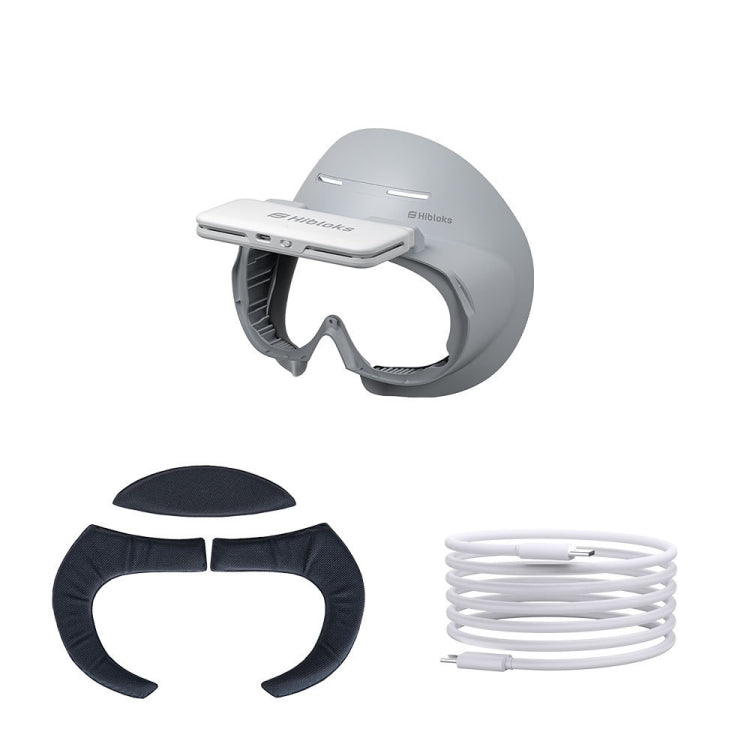 แผ่นรองป้องกันหน้าแว่น VR PICO 4 Hibloks พร้อมพัดลม, 1 ชิ้น PU ฝ้าย, 2 ชิ้น PU ฝ้าย, 1 ชิ้น ไอซ์ซิลค์, 2 ชิ้น ไอซ์ซิลค์