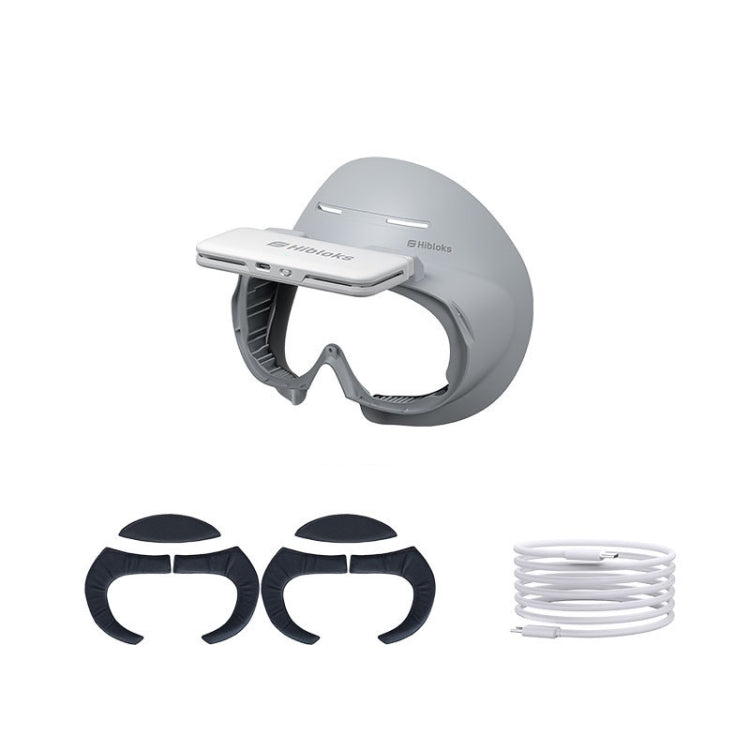 แผ่นรองป้องกันหน้าแว่น VR PICO 4 Hibloks พร้อมพัดลม, 1 ชิ้น PU ฝ้าย, 2 ชิ้น PU ฝ้าย, 1 ชิ้น ไอซ์ซิลค์, 2 ชิ้น ไอซ์ซิลค์