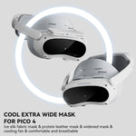 แผ่นรองป้องกันหน้าแว่น VR PICO 4 Hibloks พร้อมพัดลม, 1 ชิ้น PU ฝ้าย, 2 ชิ้น PU ฝ้าย, 1 ชิ้น ไอซ์ซิลค์, 2 ชิ้น ไอซ์ซิลค์