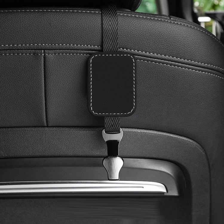 Car Rear Seat Backrest Suede Interior Multifunctional Hook