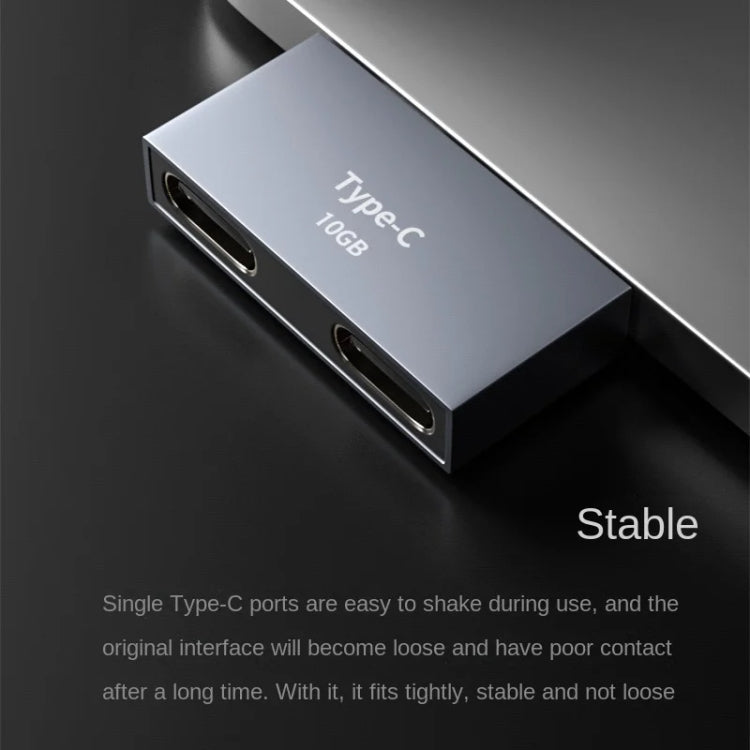 แท่นเชื่อมต่อ Type-C สำหรับคอมพิวเตอร์ ช่องชาร์จและพอร์ตข้อมูล, 2 x Type-C ตัวเมียเป็น 2 x Type-C ตัวผู้, 2 x Type-C ตัวเมียเป็น Type-C ตัวผู้