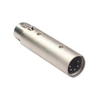 อะแดปเตอร์ XLR สัญญาณ DMX ตัวเมีย 3 ขา ขนาดใหญ่ ตัวเรือนโลหะผสมสังกะสี เป็น XLR ตัวผู้ 5 ขา