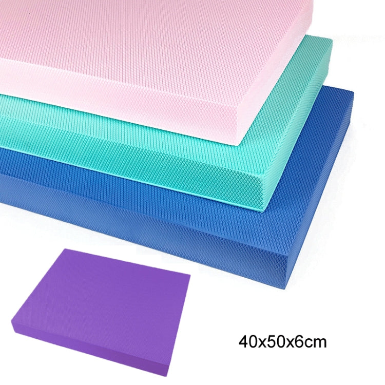 เสื่อบาลานซ์ ขนาด 40x50x6 ซม. สำหรับกีฬา รองเข่า เสื่อรองรับแบนสำหรับฟิตเนส สีฟ้า Tiffany, ชมพูพันปี, น้ำเงินเข้ม, ม่วง