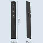 Deli รีโมทเปลี่ยนหน้า USB 2.4GHz พร้อมแสงแดง สำหรับ PPT รุ่น 2802 (สีดำ), 2802 (สีขาว)