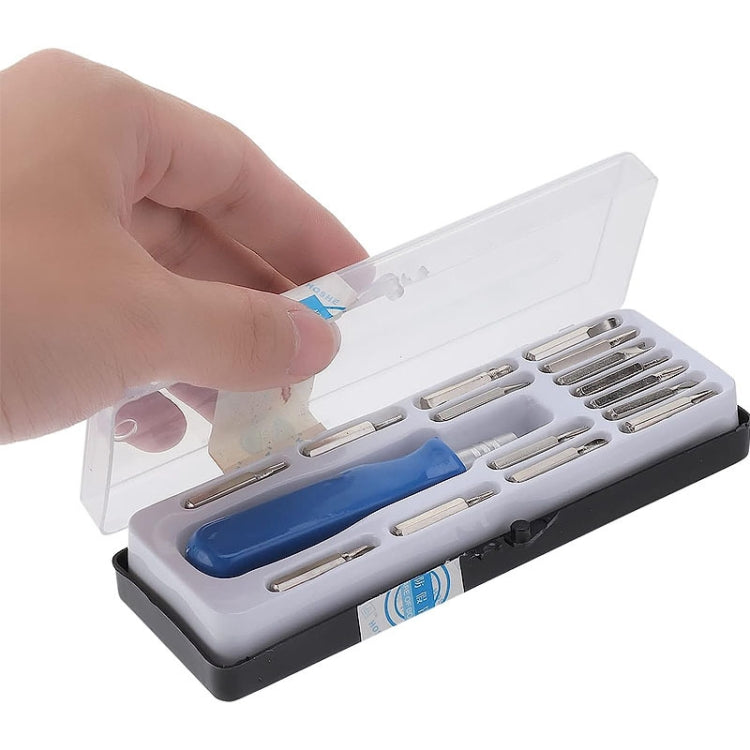 ชุดไขควงมินิ HOSHE 16-in-1 พร้อมบิตไขควงหลายแบบ สำหรับซ่อมนาฬิกาและแว่นตา