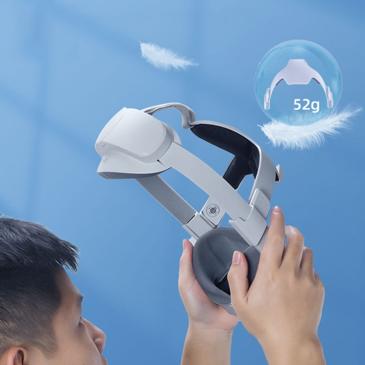 For PICO 4 Hibloks Pressure-free Headband High Elastic PU Headstrap VR Accessories