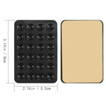 Mobile Phone Silicone 24 Square Shaped Suction Cup Mobile Phone Back Stickers
