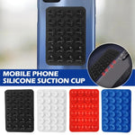 Mobile Phone Silicone 24 Square Shaped Suction Cup Mobile Phone Back Stickers