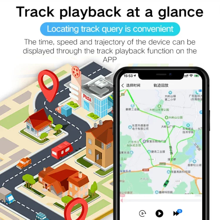 เครื่องติดตาม GPS กันน้ำสำหรับรถยนต์และมอเตอร์ไซค์ 2G, PG10WiFi