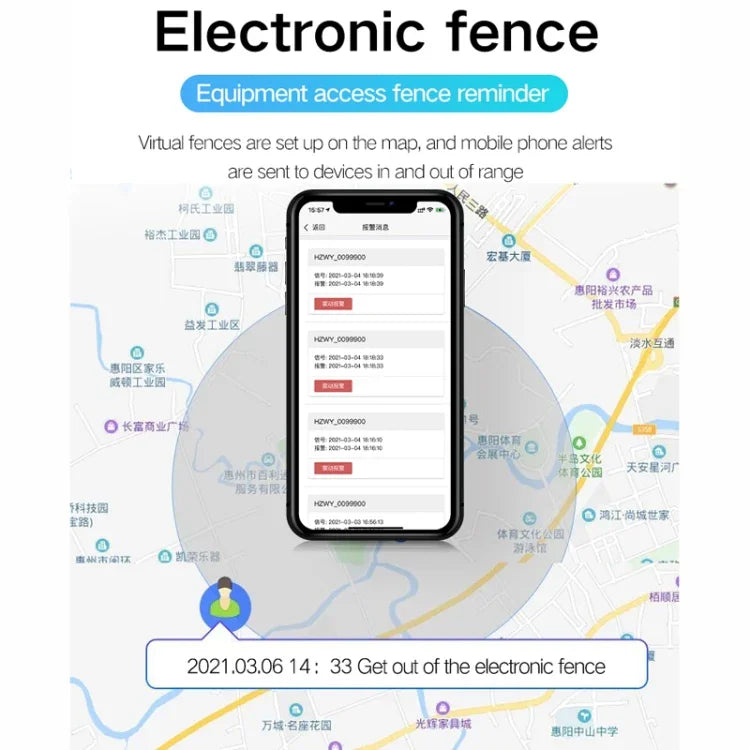 เครื่องติดตาม GPS กันน้ำสำหรับรถยนต์และมอเตอร์ไซค์ 2G, PG10WiFi