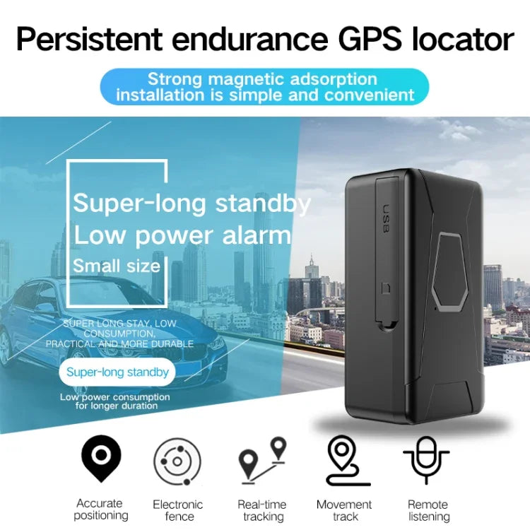 เครื่องติดตาม GPS กันน้ำสำหรับรถยนต์และมอเตอร์ไซค์ 2G, PG10WiFi