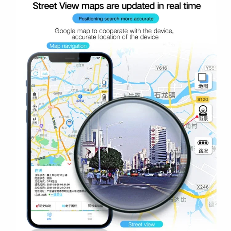 เครื่องติดตาม GPS กันน้ำสำหรับรถยนต์และมอเตอร์ไซค์ 2G, PG10WiFi