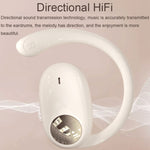 JS911 OWS Ear-mounted Dual-mic Call Noise Reduction LED Digital Display Bluetooth Earphones