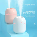 เครื่องฟอกอากาศในรถและบ้านแบบเสียบ USB เครื่องพ่นความชื้นหยดน้ำ ความจุใหญ่