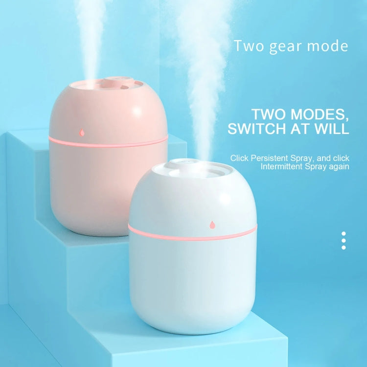 เครื่องฟอกอากาศในรถและบ้านแบบเสียบ USB เครื่องพ่นความชื้นหยดน้ำ ความจุใหญ่