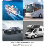 12/24V USB+Type-C Car, RV, Boat Mobile Phone Charger Modification, Silver 2.1A+1A+PD3.0