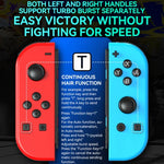 จอยจับเกม JOY-02 ซ้ายและขวาพร้อมไฟ RGB สัมผัสตัวเครื่อง บลูทูธ สำหรับ Switch / Switch OLED / Switch Pro / Switch Lite / Switch Joycon, สีน้ำเงินแดง, เขียวฟ้า, ขาว