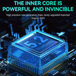 จอยจับเกม JOY-02 ซ้ายและขวาพร้อมไฟ RGB สัมผัสตัวเครื่อง บลูทูธ สำหรับ Switch / Switch OLED / Switch Pro / Switch Lite / Switch Joycon, สีน้ำเงินแดง, เขียวฟ้า, ขาว