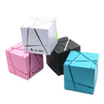 ลำโพงบลูทูธ AI ควบคุมด้วยเสียง Qone Cube พร้อมไฟ RGB ขนาดเล็ก ไร้สาย, ควบคุมด้วยเสียง AI (สีน้ำเงิน), ควบคุมด้วยเสียง AI (สีชมพู), ควบคุมด้วยเสียง AI (สีดำ), ควบคุมด้วยเสียง AI (สีขาว)