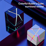 ลำโพงบลูทูธ AI ควบคุมด้วยเสียง Qone Cube พร้อมไฟ RGB ขนาดเล็ก ไร้สาย, ควบคุมด้วยเสียง AI (สีน้ำเงิน), ควบคุมด้วยเสียง AI (สีชมพู), ควบคุมด้วยเสียง AI (สีดำ), ควบคุมด้วยเสียง AI (สีขาว)