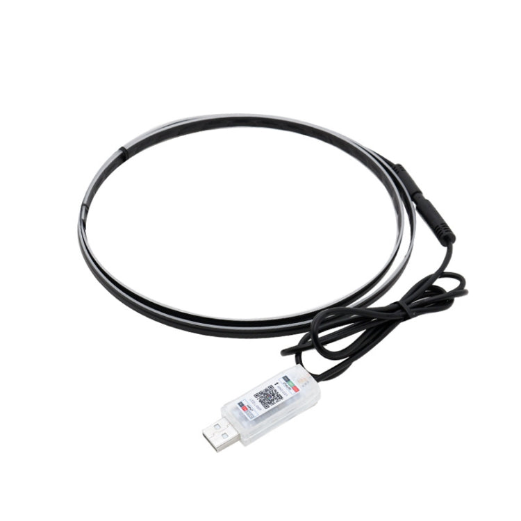 Car Interior Fiber Optic Cold Light RGB Ambient Lamp Center Phantom Footwell Atmosphere Lights, One To One 110cm, One To Two 110cm+35cm