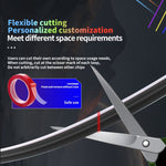 Car Interior Fiber Optic Cold Light RGB Ambient Lamp Center Phantom Footwell Atmosphere Lights, One To One 110cm, One To Two 110cm+35cm