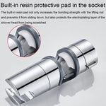 ขาตั้งฝักบัวปรับระดับแบบตรง พร้อมฐานยกและราวแขวนฝักบัว