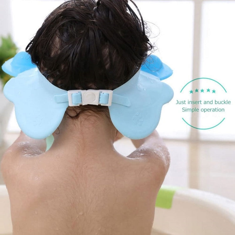 แชมพูเด็ก หมวกอาบน้ำกันน้ำ ปรับขนาดได้ ป้องกันหู