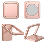 Magnetic 360 Degree Rotating Square Ring Buckle Mobile Phone Holder, Random Color Delivery