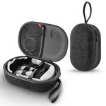 กระเป๋าเก็บแว่น VR Apple Vision Pro / Meta Quest 3 JYS-MQ018 แบบพกพาป้องกันตกและขีดข่วน สีดำ เทา