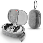 กระเป๋าเก็บแว่น VR Apple Vision Pro / Meta Quest 3 JYS-MQ018 แบบพกพาป้องกันตกและขีดข่วน สีดำ เทา