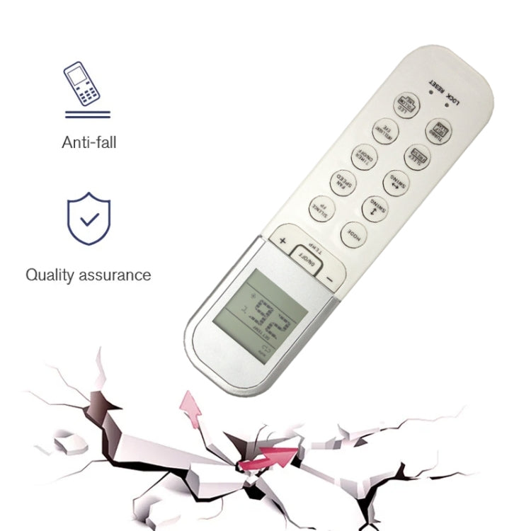 รีโมทคอนโทรลสำหรับเครื่องปรับอากาศ Midea รุ่น RG36F / BGEF, RG36F / BGEF