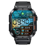 K57 Pro นาฬิกาอัจฉริยะขนาด 1.96 นิ้ว รองรับการโทร Bluetooth, เล่นเพลง, แสดงสภาพอากาศ, กันน้ำ สีดำ, สีส้ม, สายหนังสีดำ, สายหนังสีเงิน, สายเหล็กสีดำ, สายเหล็กสีเงิน, สายสามเม็ดสีดำ, สายสามเม็ดสีเงิน, สายไม้ไผ่สีดำ, สายไม้ไผ่สีเงิน