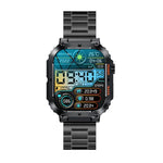 K57 Pro นาฬิกาอัจฉริยะขนาด 1.96 นิ้ว รองรับการโทร Bluetooth, เล่นเพลง, แสดงสภาพอากาศ, กันน้ำ สีดำ, สีส้ม, สายหนังสีดำ, สายหนังสีเงิน, สายเหล็กสีดำ, สายเหล็กสีเงิน, สายสามเม็ดสีดำ, สายสามเม็ดสีเงิน, สายไม้ไผ่สีดำ, สายไม้ไผ่สีเงิน