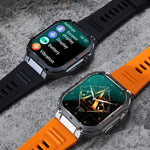 K57 Pro นาฬิกาอัจฉริยะขนาด 1.96 นิ้ว รองรับการโทร Bluetooth, เล่นเพลง, แสดงสภาพอากาศ, กันน้ำ สีดำ, สีส้ม, สายหนังสีดำ, สายหนังสีเงิน, สายเหล็กสีดำ, สายเหล็กสีเงิน, สายสามเม็ดสีดำ, สายสามเม็ดสีเงิน, สายไม้ไผ่สีดำ, สายไม้ไผ่สีเงิน
