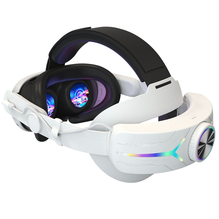 หูฟัง Meta Quest 3 ปรับแสง RGB ชาร์จ USB พับได้ สำหรับ Meta Quest 3 (Elite), Meta Quest 3 (ขาว), Meta Quest 3 (ดำ)